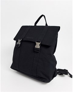 Черный парусиновый рюкзак с пряжками Burton menswear
