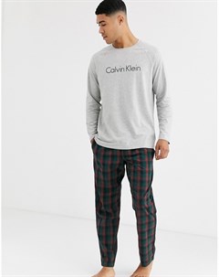 Пижамный лонгслив и брюки Calvin klein