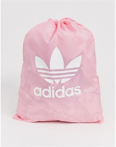 Розовый спортивный рюкзак с логотипом трилистником Originals Adidas