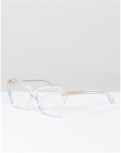 Круглые очки с прозрачными стеклами и оправой Pared Очистить Pared sunglasses