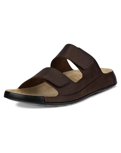 Мюли "Cozmo M", летняя обувь, тапочки, обувь на липучке с тонкими декоративными швами, коричневый Ecco