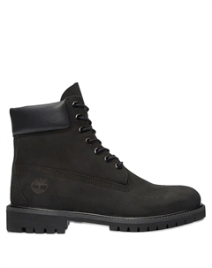 Мужские ботинки кожаные на шнуровке с логотипом, черный Timberland