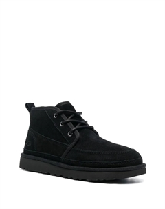 Мужские ботинки замшевые на шнуровке, черный Ugg