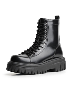 Ботинки на шнуровке, Black Bershka