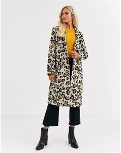 Пальто с леопардовым принтом Edie Brave soul