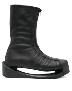 Ботильоны на платформе с застежкой-молнией спереди, черный Y-3 adidas