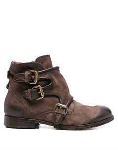 Кожаные ботинки с пряжкой, коричневый A.s.98
