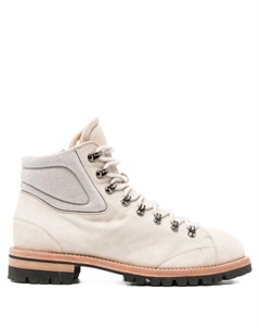 Замшевые ботинки на шнуровке, нейтральный Eleventy