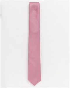 Розовый фактурный галстук Topman