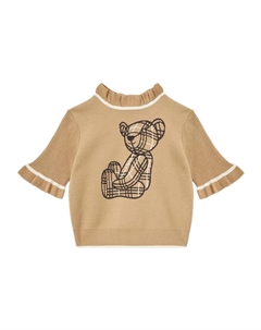 Детский кашемировый свитер, цвет Brown Burberry