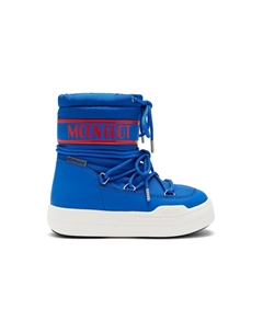 Дутые ботинки Park на шнуровке, синий Moon boot kids
