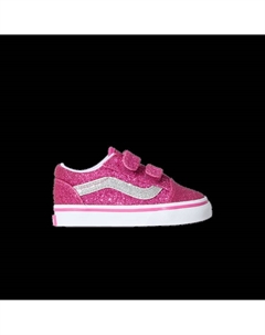Кроссовки Old Skool V Toddler, Glitter Raspberry Rose Pink Vans