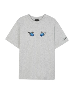 Футболка с вышивкой, серый Givenchy kids