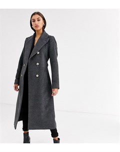 Двубортное пальто с поясом Glamorous tall