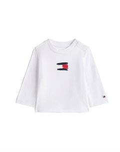 Лонгслив, White Tommy hilfiger