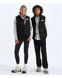 Жилет Nuptse Retro 1996 для мальчиков и девочек, TNF Black/TNF Black/Recycled down The north face