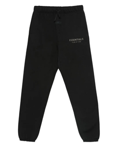 Спортивные брюки с вышитым логотипом, черный Fear of god essentials