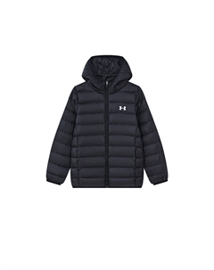 Куртка пуховая подростковая, желто-зеленая Under armour