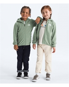Детская толстовка Glacier с застежкой-молнией, Slate Moss The north face