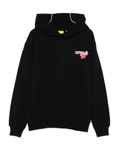 Худи с булавкой в форме сердца, черный Off-white kids