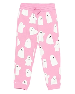 Брюки на завязках с эффектом "призрачного" принта, розовый Stella mccartney kids