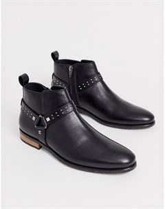 Черные кожаные ботинки челси в стиле вестерн Depp London