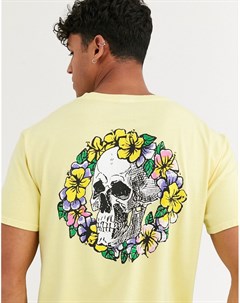 Желтая футболка OG Dead Flowers Quiksilver