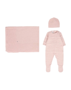 Комплект ползунков на пуговицах, розовый Paz rodriguez