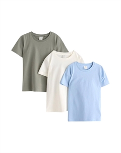 Футболка, Light blue/Grey/White Lindex