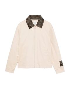 Пиджак с монограммированным воротником, нейтральный Fendi kids