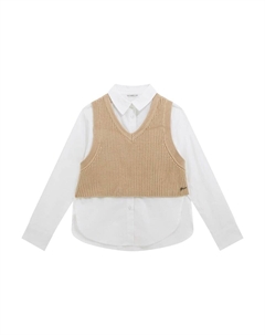 Лонгслив, Camel/White Guess