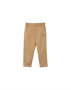 Детские трикотажные спортивные штаны, цвет Beige Burberry