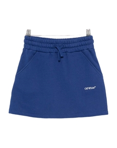 Мини-юбка на завязках, синий Off-white kids