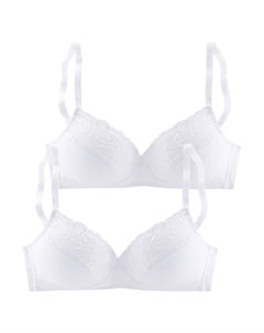 Футболка-бюстгальтер, White Petite fleur