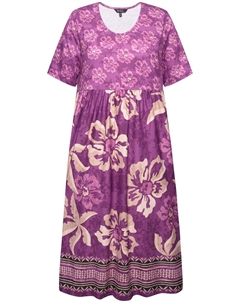 Макси платье, Purple/Light purple Ulla popken