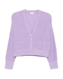 Кардиган на пуговицах, фиолетовый Liu jo