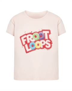 Футболка Kelloggs Froot Loops Breakfast Cereal Pop Art, Rose F4nt4stic