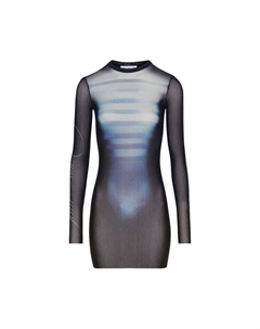 Платье Le Male Short Dress, Navy/Light Blue/White Jean paul gaultier