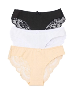 Трусы, Chamois/Black/White Trendyol