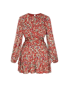 Мини платье, Carmine red/Pastel red Izia