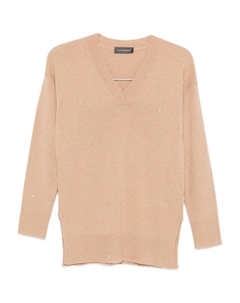 Свитер с V-образным вырезом, нейтральный Lorena antoniazzi