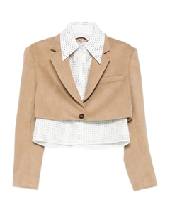 Укороченный пиджак на пуговицах, нейтральный Giuseppe di morabito