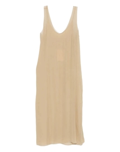 Комбинированное миди-платье Toteme, нейтральный