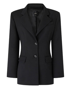 Блейзер с поясом, черный Pinko