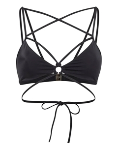 Бикини-топ с несколькими бретелями, черный Dsquared2