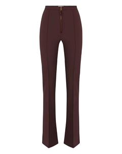 Расклешенные брюки, коричневый Elisabetta franchi