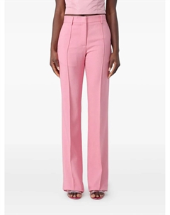 Брюки с отделкой швами, розовый Msgm