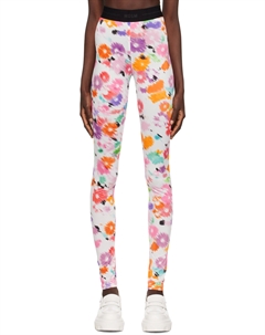 Леггинсы с белым цветком Msgm