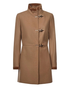 Двубортное пальто с застежкой на_toggle_, нейтральный Fay