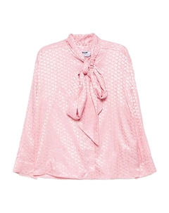 Рубашка с бантом, розовый Msgm